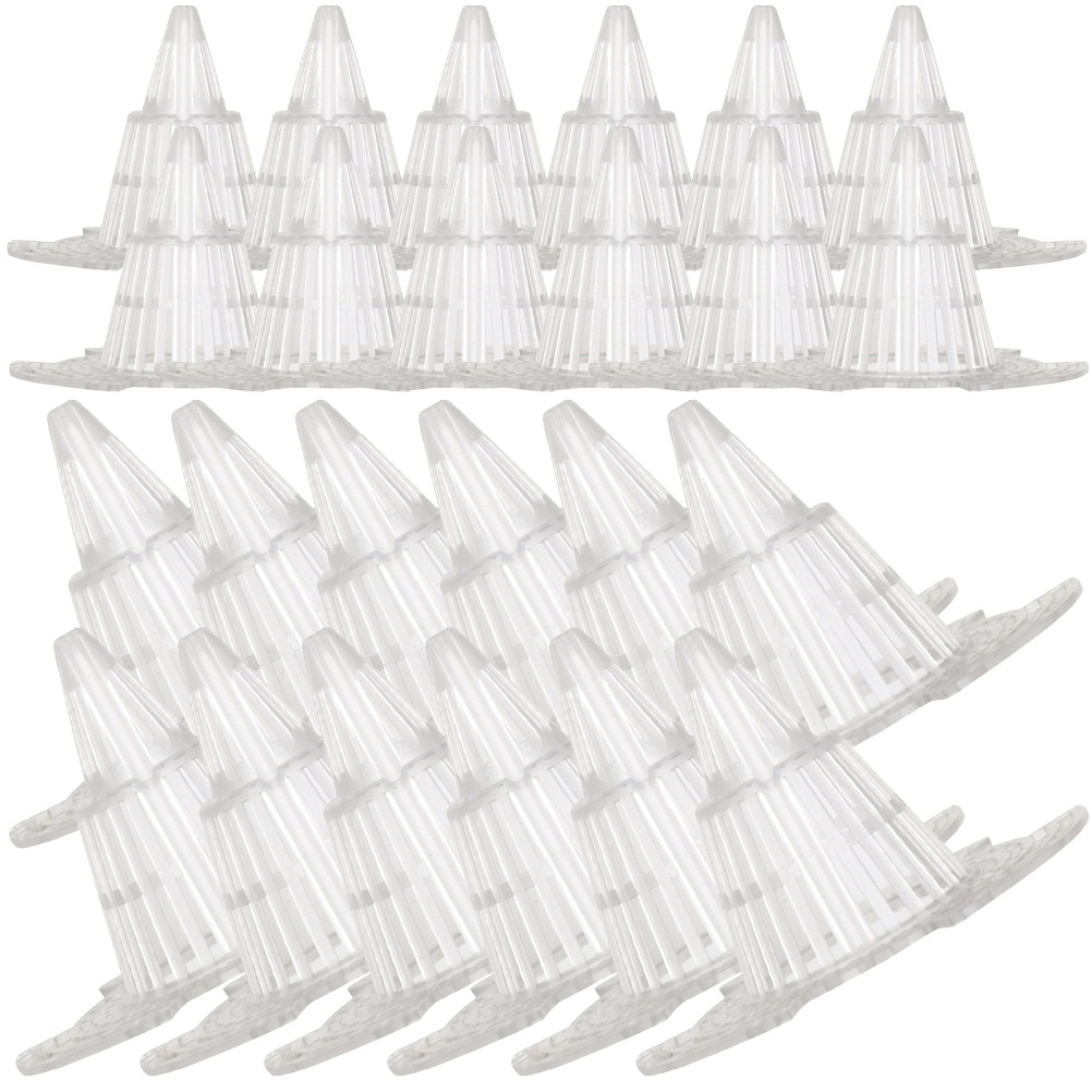 Bonsai Garden Pot - 24Pcs Cone Plastic Flower Pot Hole