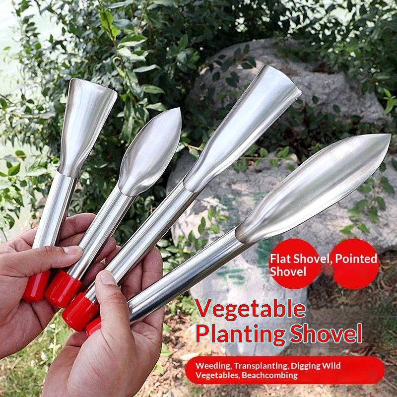 Soil Scoop Tool - Stainless Steel Hand Shovel Leaf Spade
