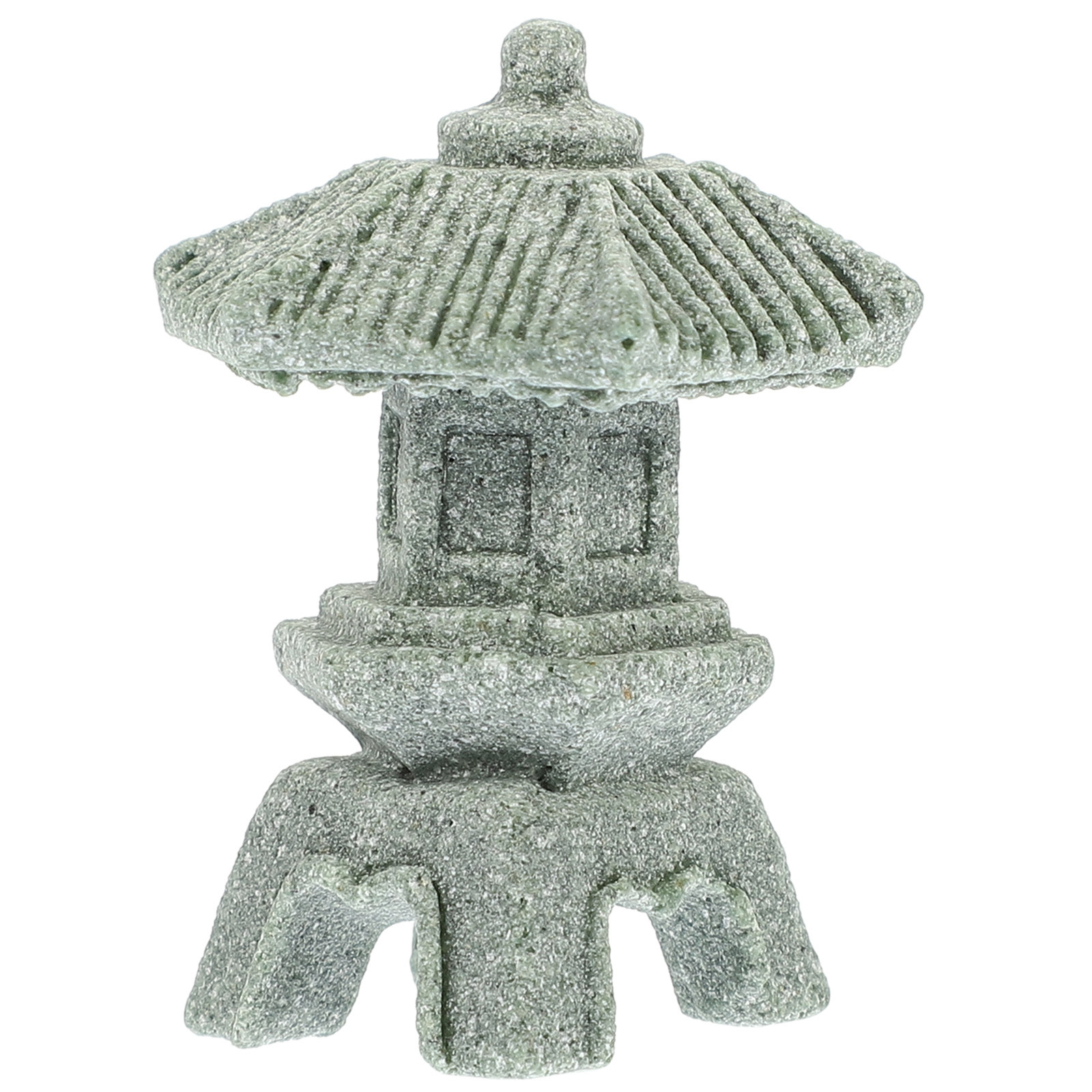 Bonsai Garden Landscape Design - Mini Pagoda Statue Stone Lantern Vintage