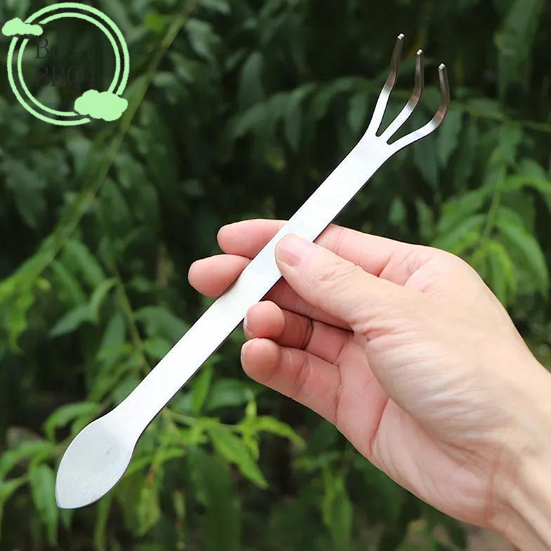Bonsai Garden Pot - (BBQ4) 1Pc Stainless Steel Root Rake