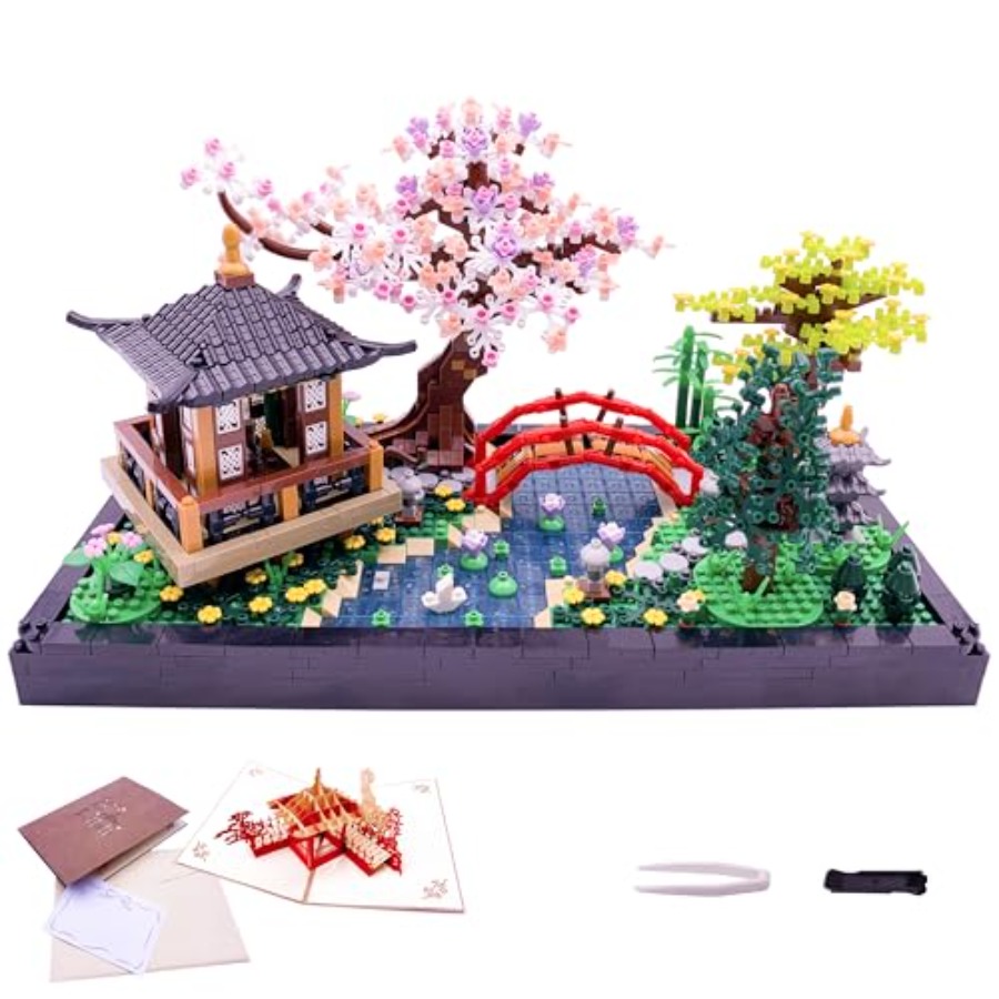 Bonsai Zen Garden Lego - Micro Building Blocks Sets Chinese Zen