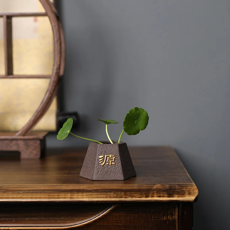 Creative Purple Clay Tea Pet F - Bonsai Garden Mini のレビューと価格