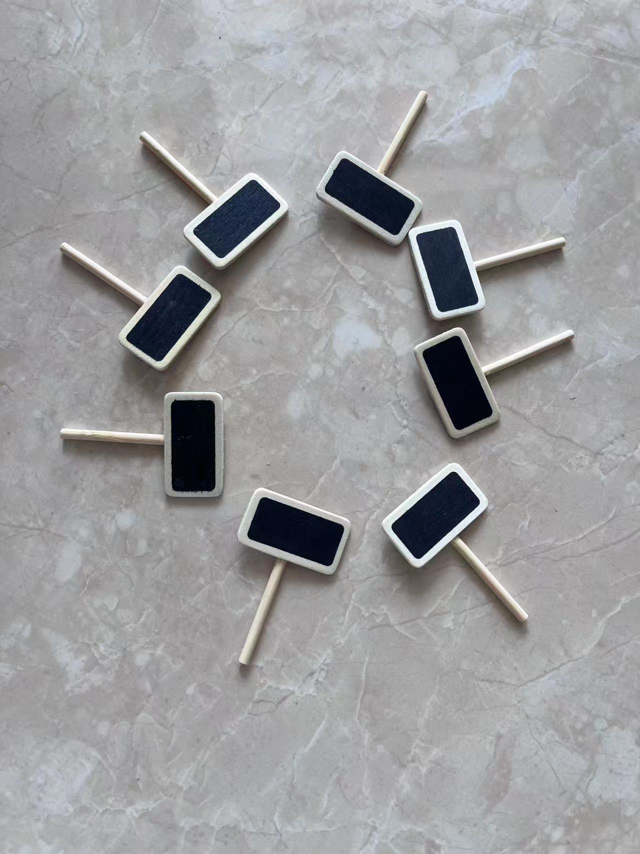 8Pcs Mini Blackboard Bonsai Ta - Bonsai Garden Mini のレビューと価格