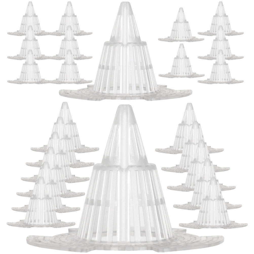 24Pcs Cone Plastic Flower Pot  - Bonsai Garden Pot のレビューと価格