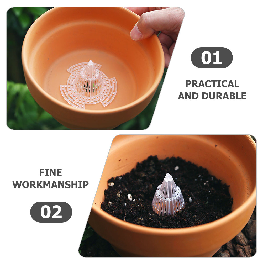 24Pcs Cone Plastic Flower Pot  - Bonsai Garden Pot のレビューと価格