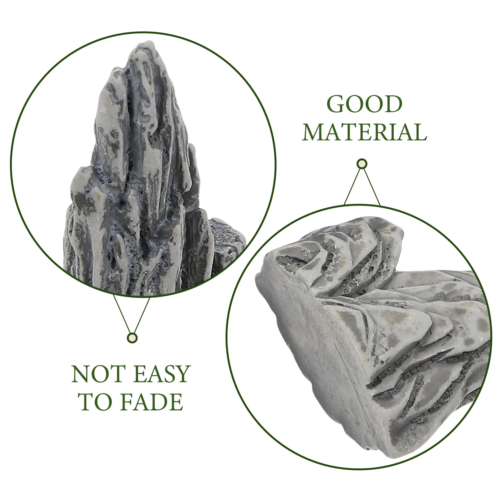 4Pcs Miniature Rockery Decor S - Bonsai Garden Landscape Design のレビューと価格