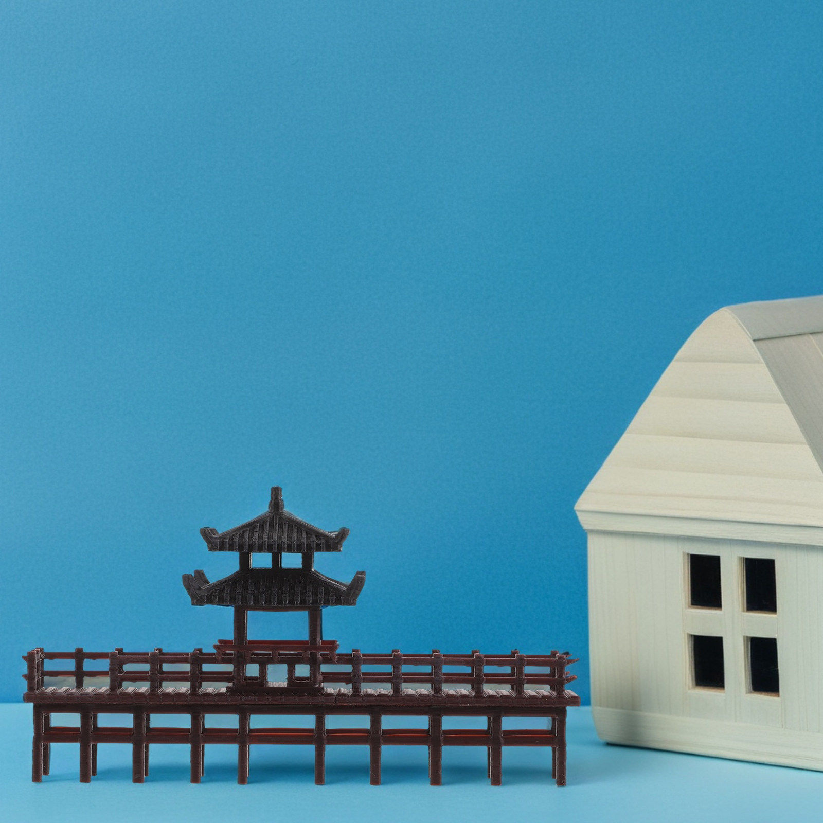 Miniature Chinese Pavilion Bri - Bonsai Garden Landscape Design のレビューと価格