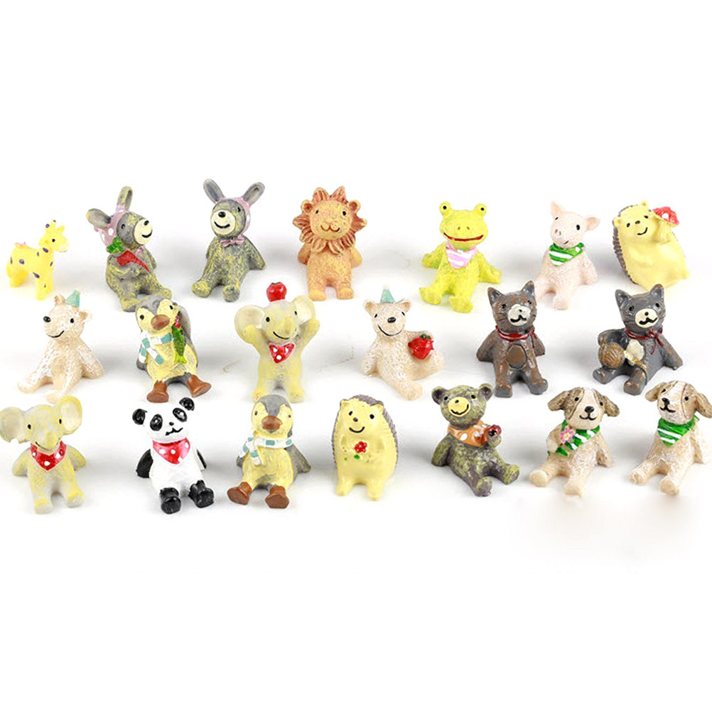 20Pcs Mini Resin Animal Orname - Bonsai Garden Landscape Design のレビューと価格