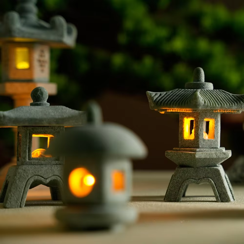 Mini Pagoda Lantern Light Gard - Bonsai Garden Mini のレビューと価格