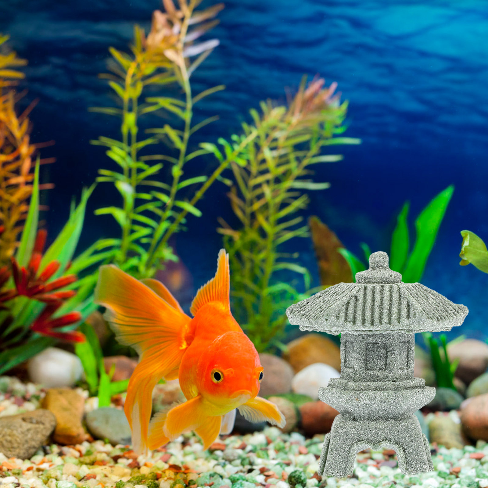 Mini Pagoda Statue Stone Lante - Bonsai Garden Landscape Design のレビューと価格