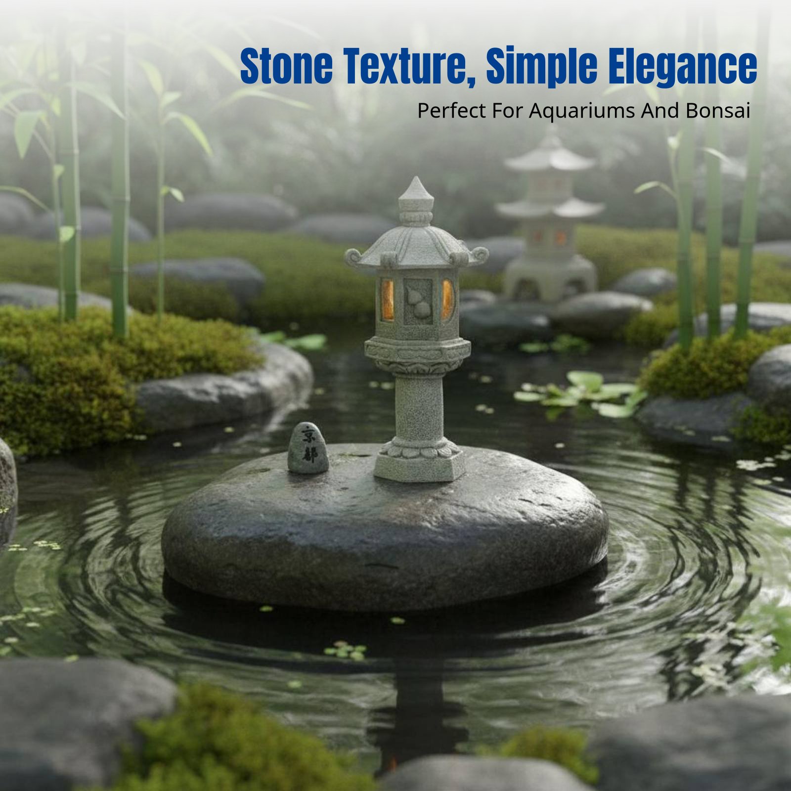 Mini Stone Lantern, Tiny Lands - Bonsai Garden Landscape Design のレビューと価格