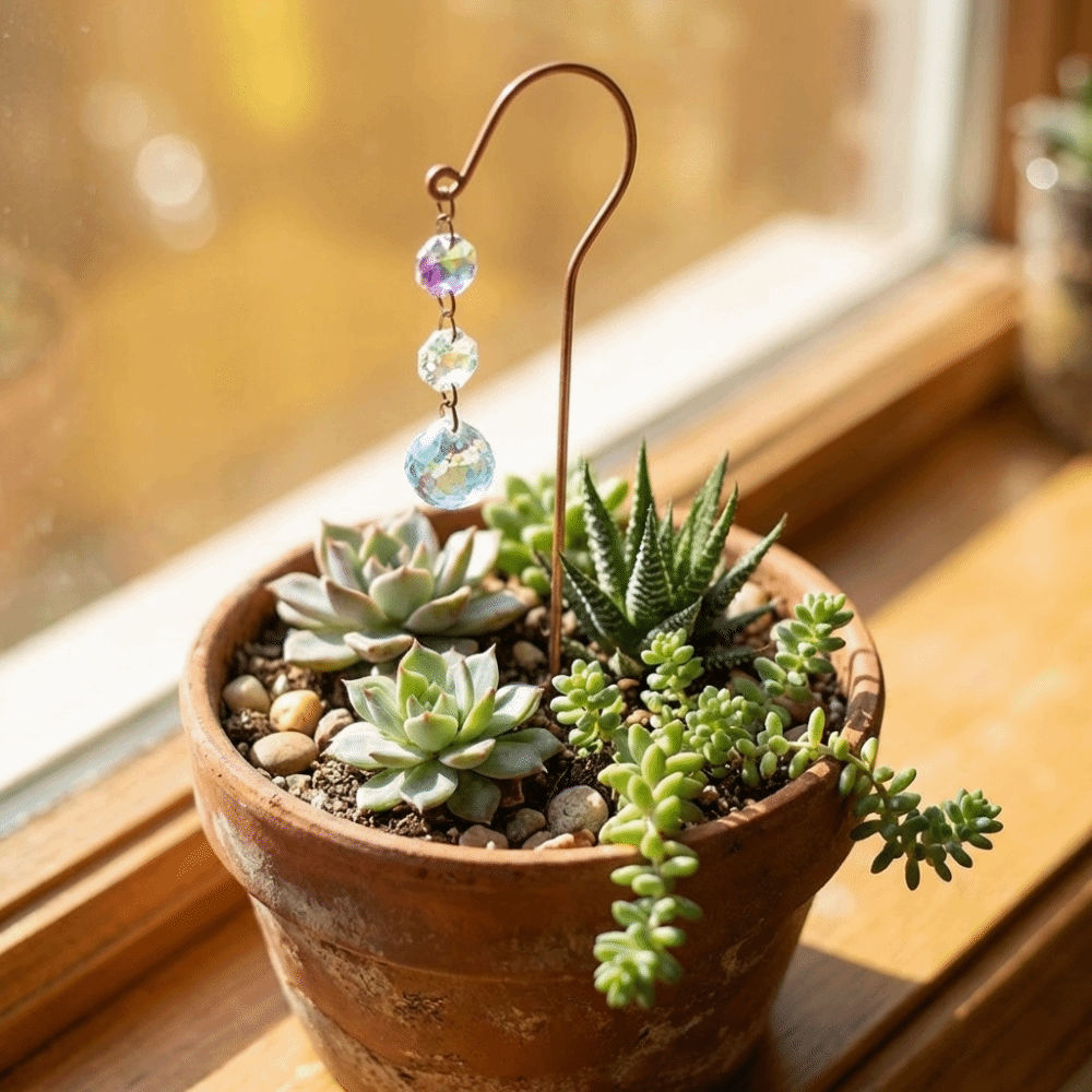 Reflective Crystal Garden Stak - Bonsai Garden Pot のレビューと価格