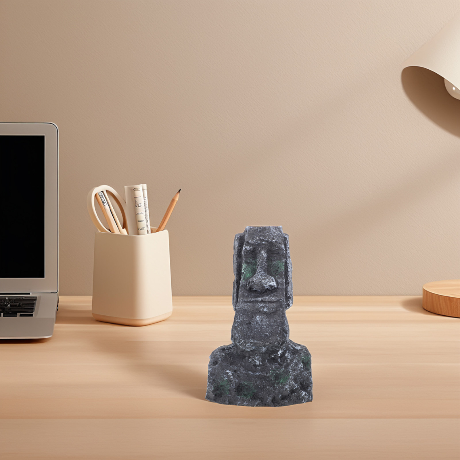 Stone Moai Sculpture Roman Cul - Bonsai Garden Landscape Design のレビューと価格