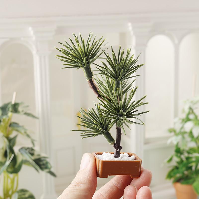 1Pcs 1/12 Dollhouse Simulation - Bonsai Garden Tree のレビューと価格