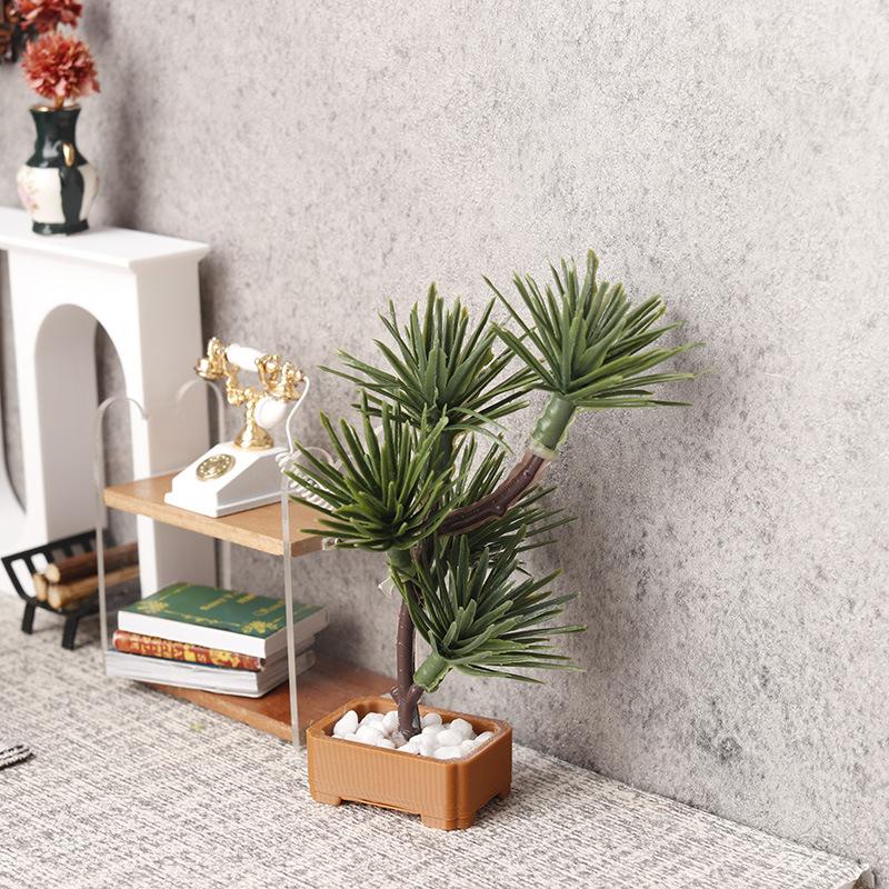 1Pcs 1/12 Dollhouse Simulation - Bonsai Garden Tree のレビューと価格
