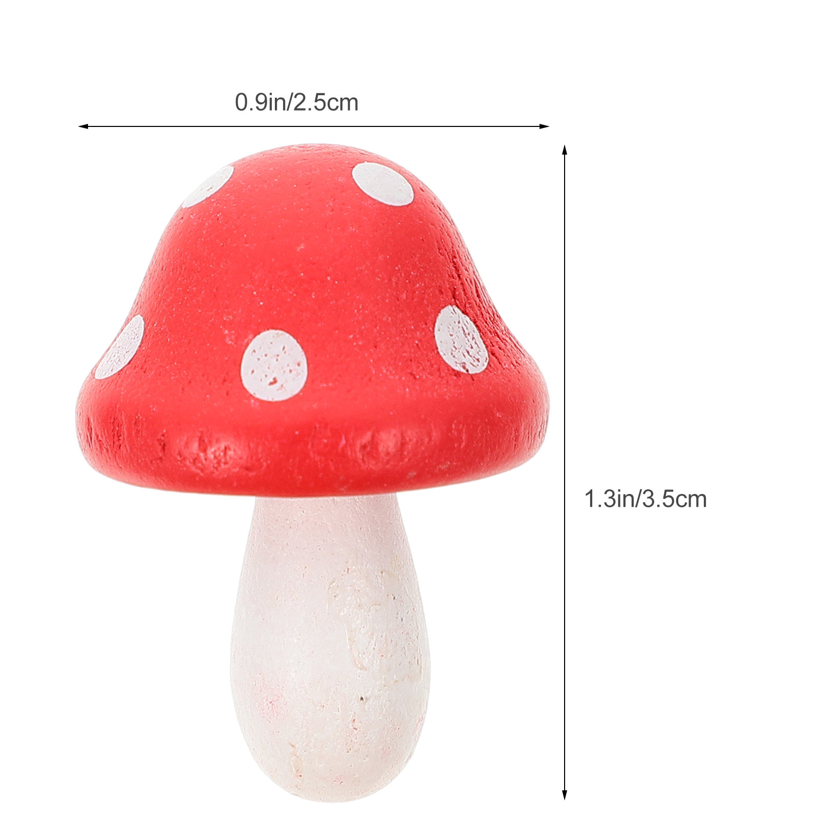 20Pcs Wooden Mushroom Decor Mi - Bonsai Garden Landscape Design のレビューと価格