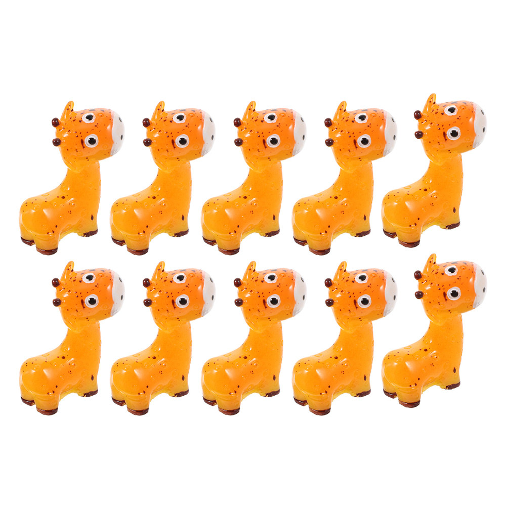 10Pcs Resin Mini Deer Figurine - Bonsai Garden Mini のレビューと価格