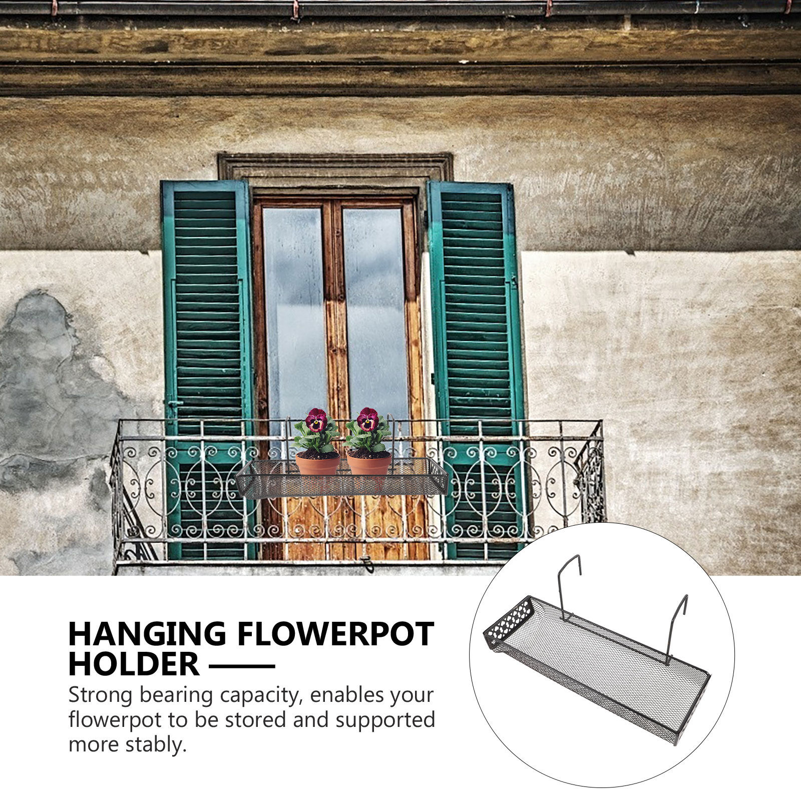 Balcony Plant Hanger Rack Heav - Bonsai Garden Pot のレビューと価格