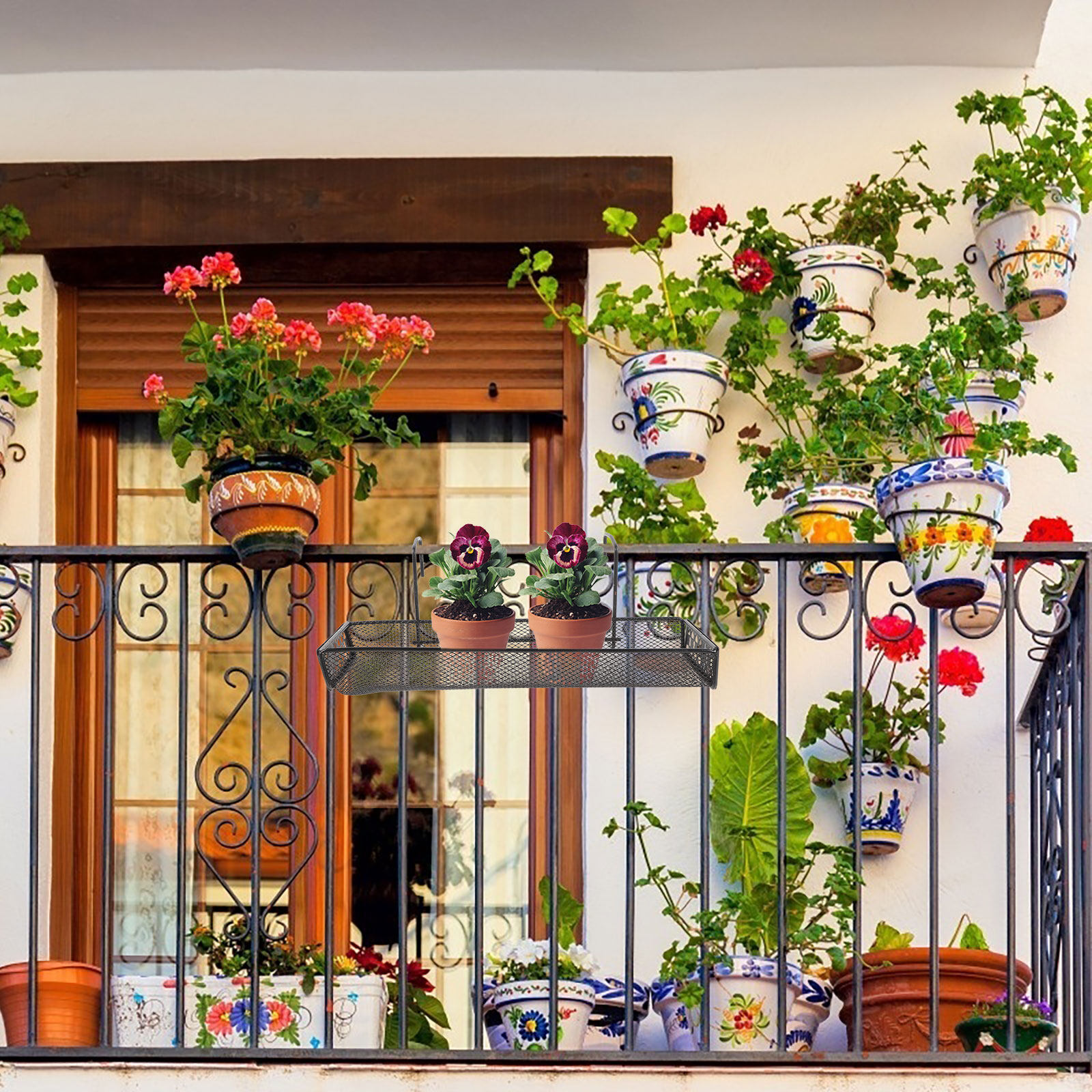 Balcony Plant Hanger Rack Heav - Bonsai Garden Pot のレビューと価格