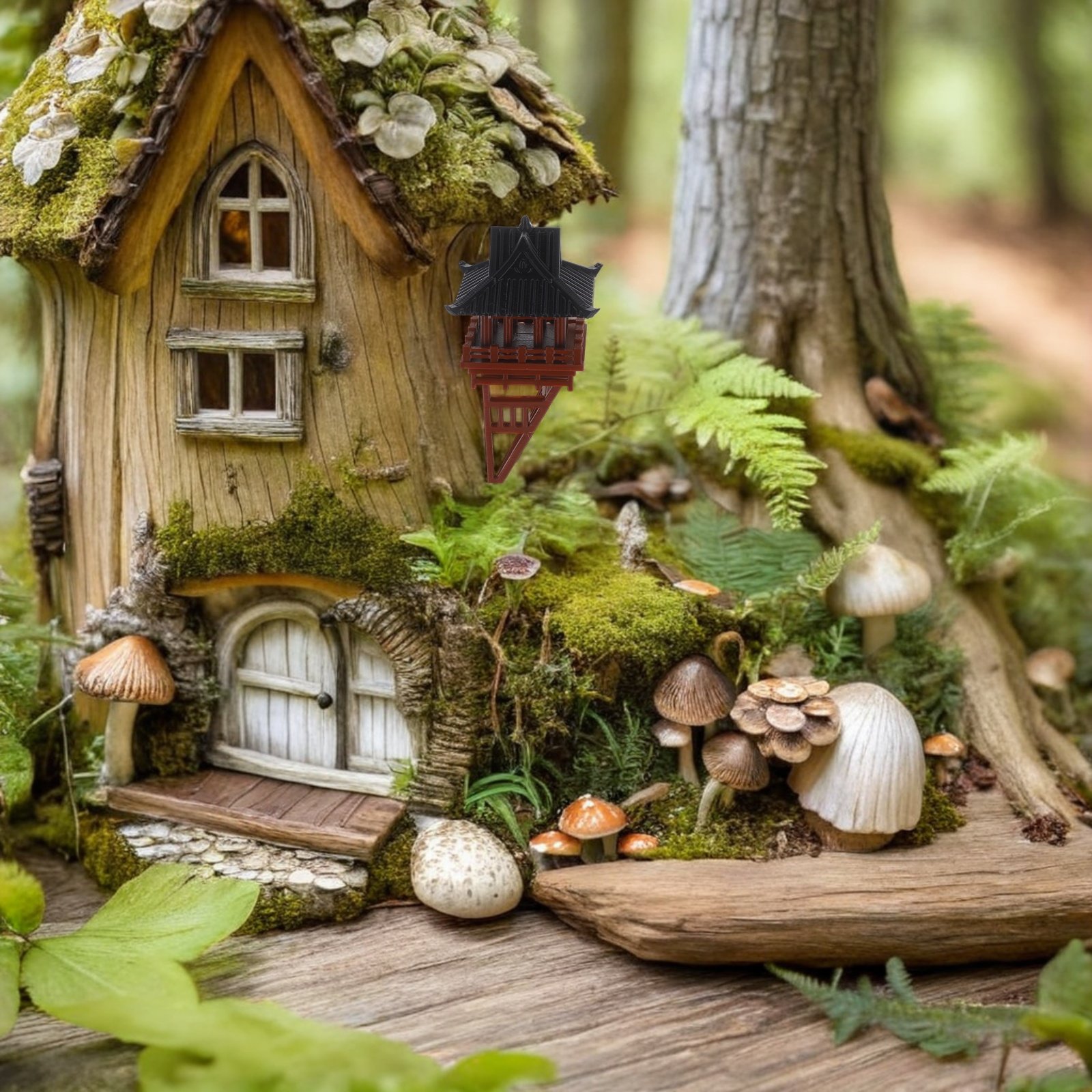 Bonsai Pavilion Ornament Vinta - Bonsai Garden Landscape Design のレビューと価格