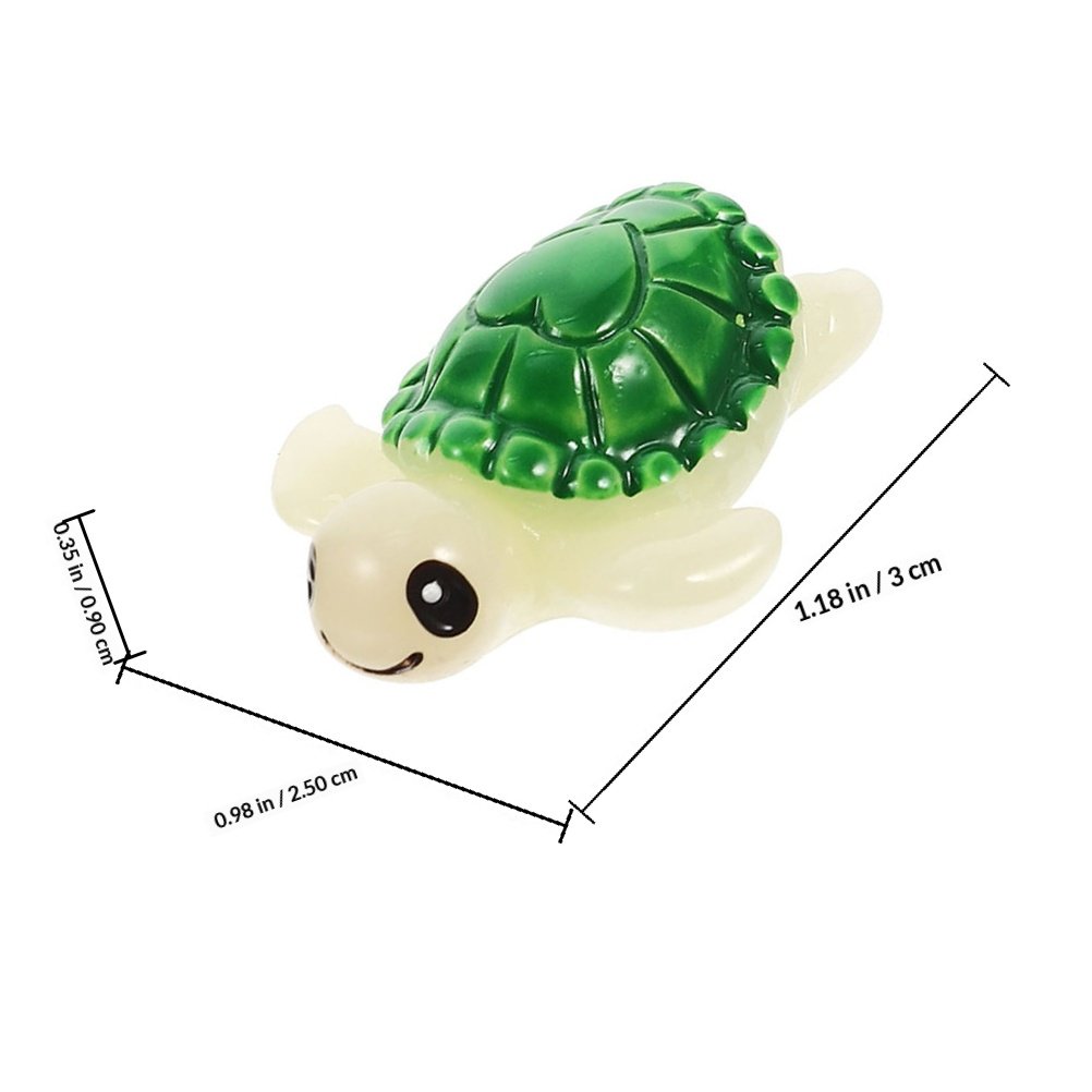 10Pcs Resin Mini Turtle Statue - Bonsai Garden Landscape Design のレビューと価格
