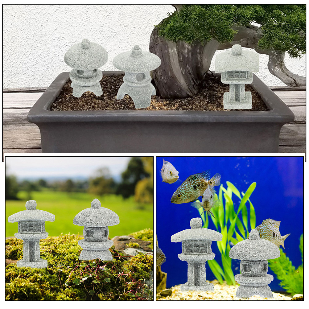 6Pcs Sandstone Pavilion Decor  - Bonsai Garden Mini のレビューと価格